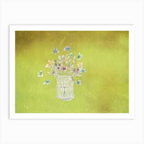 Flowers In A Vase 2 Art Print