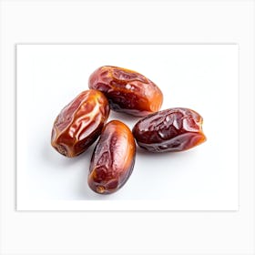 Dates On A White Background 14 Art Print