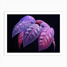 The Purple Leaf Art Print