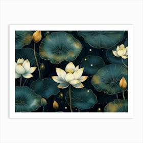 Lotus Flower 5 Art Print