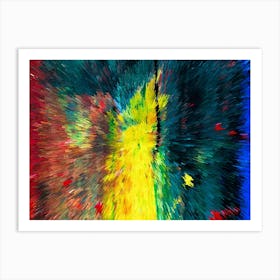 Acrylic Extruded Painting 218 Art Print