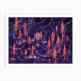 Night Creeps Art Print