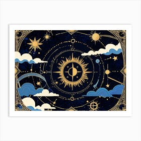 Astrology Art Print