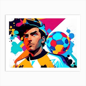 Soccer Player Art Print