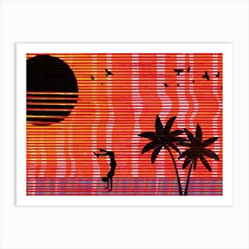 Sunset In The Sky Art Print