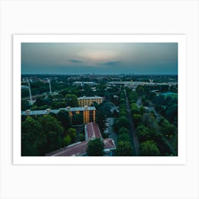 Aerial View of the City of San Donato Milanese, Milano. Art Prints Art Print