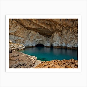 Caves Of Crete Art Print