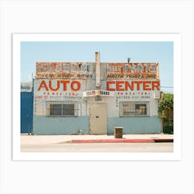 California Vintage Auto Art Print