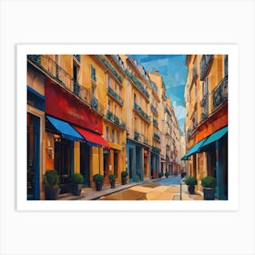 Paris Street 2 Art Print