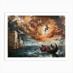 Contemporary Artwork Inspired By Tintoretto 4 Art Print