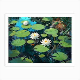 Water Lilies 1 Art Print