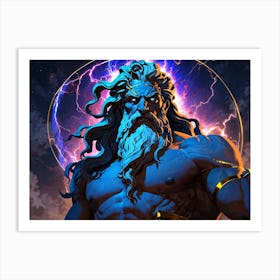 God Of Thunder 2 Art Print