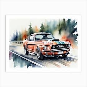 Ford Mustang Art Print