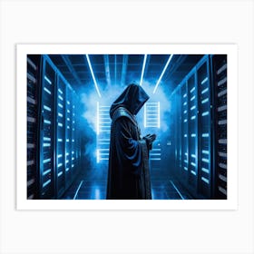 Tech priests prayying to server farms 6 Art Print