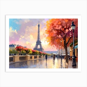 Paris Eiffel Tower Art Print