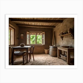 Old Adobe House Art Print