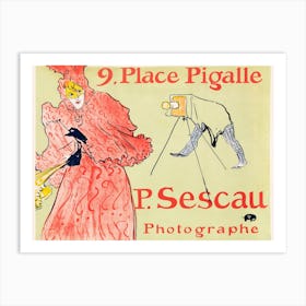 Le Photographe Sescau (1894), Henri de Toulouse-Lautrec Art Print