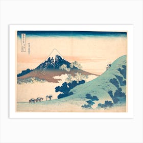 Fuji From Inume Pass, Katsushika Hokusai Art Print