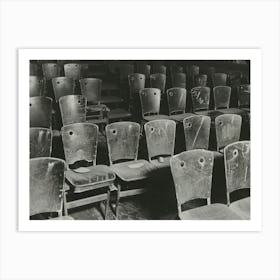 Row Of Chairs Art Print