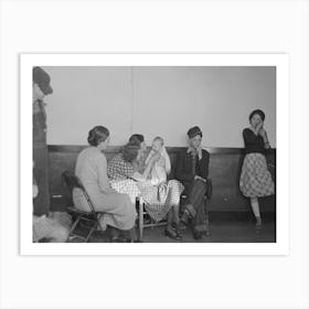 Group Of Flood Refugees In A Schoolhouse Of Sikeston, Missouri By Russell Lee Art Print