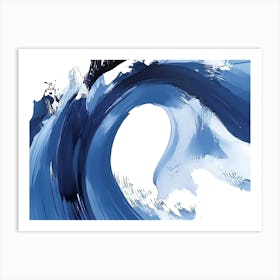 Blue Wave 2 Art Print