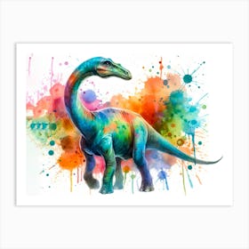 Dinosaur Painting Art Print