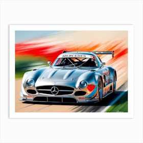 Mercedes Sls Art Print