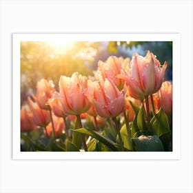 Pink Tulips 4 Art Print