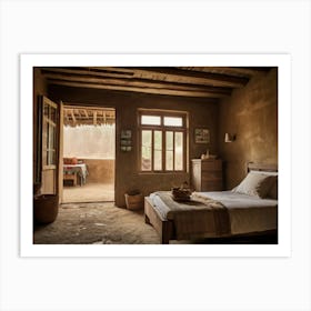 Bedroom In A Desert Art Print