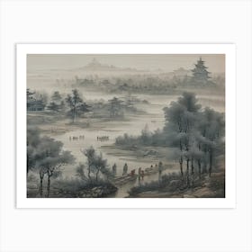 Chinese Landscape Painting 24 Art Print