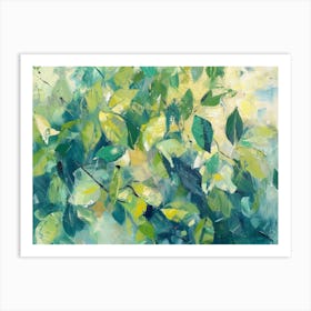 Green Leaves 7 Art Print