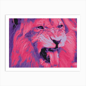 Lion Painting Art Print