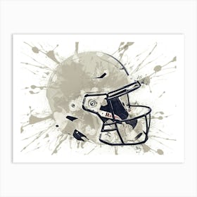 Penn State Nittany Lions NCAA Helmet Poster Art Print