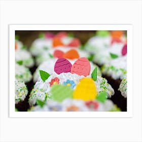 Easter Cupcakes 1 Art Print