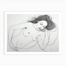 Nude Woman 4 Art Print
