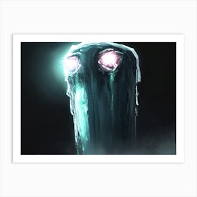 Monster In The Dark Art Print