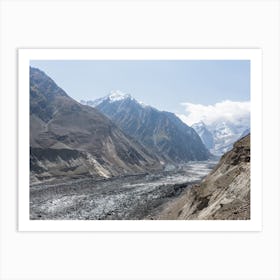 Glacier Valley In Pakistan Art Print