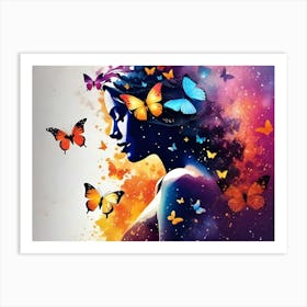 Butterfly Painting 80 Art Print