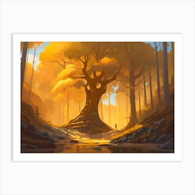 Tree In The Forest 10 Art Print