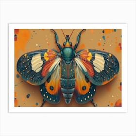 Moth Painting 1 Art Print