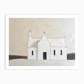 White Church 3 Art Print