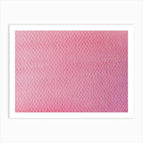 Pink Watercolor Texture Art Print
