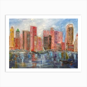 Summertime in  New York City Art Print