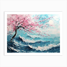 Cherry Blossom Tree Art Print