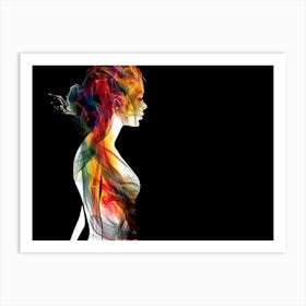 Abstract Woman 1 Art Print