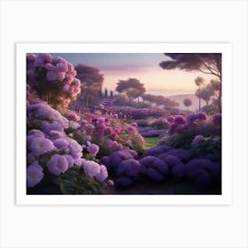 Purple Garden Art Print