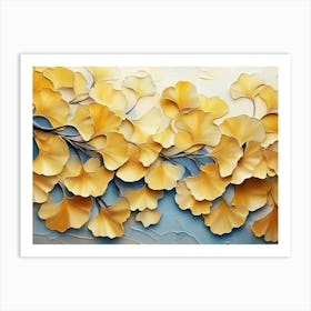 Ginkgo Abstract 1 Art Print