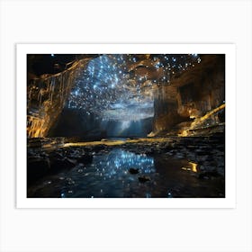 Cave Of Stars Paintings Art Print Art Print