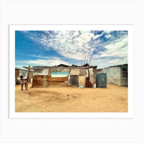 Shack In Walvis Bay, Namibia (Africa Series) Art Print