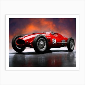 Maserat 250f Brilliant Red Art Print